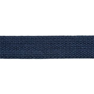 Baumwollgurtband - uni - 30 mm - dunkelblau