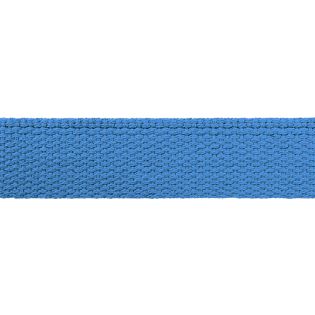 Baumwollgurtband - uni - 30 mm - jeansblau