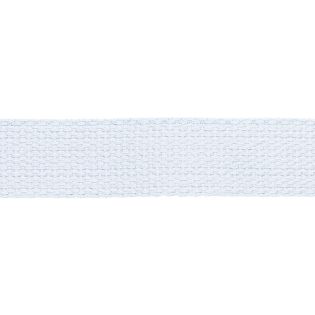 Baumwollgurtband - uni - 30 mm - babyblau