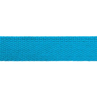 Baumwollgurtband - uni - 30 mm - türkis