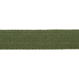 Baumwollgurtband - uni - 30 mm - dunkelgrün