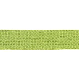 Baumwollgurtband - uni - 30 mm - hellgrün