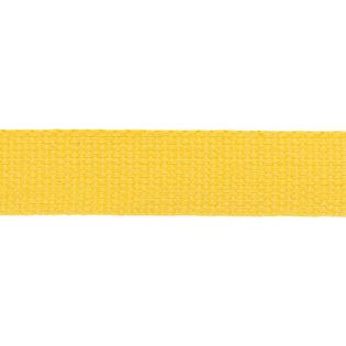 Baumwollgurtband - uni - 30 mm - hellgelb