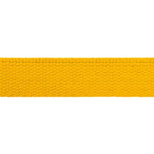 Baumwollgurtband - uni - 30 mm - gelb