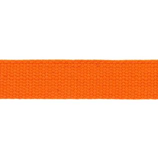 Baumwollgurtband - uni - 30 mm - orange