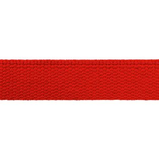 Baumwollgurtband - uni - 30 mm - rot
