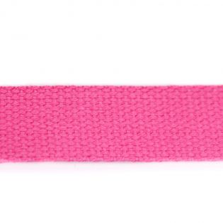Baumwollgurtband - uni - 30 mm - rosa