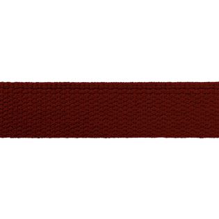 Baumwollgurtband - uni - 30 mm - bordeaux