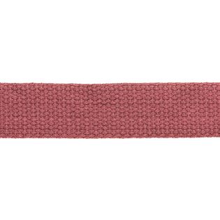 Baumwollgurtband - uni - 30 mm - altrosa