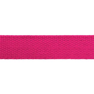 Baumwollgurtband - uni - 30 mm - pink
