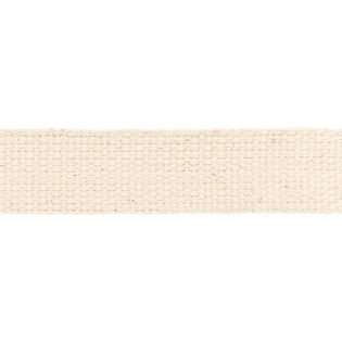 Baumwollgurtband - uni - 30 mm - seesand