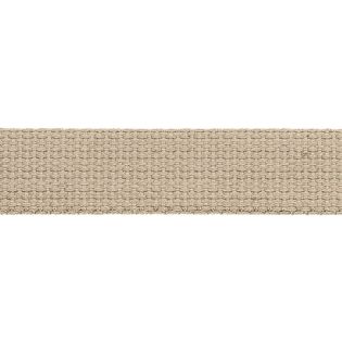 Baumwollgurtband - uni - 30 mm - graubraun