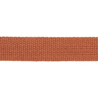 Baumwollgurtband - uni - 30 mm - braun