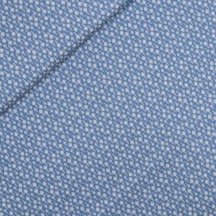 Baumwolle - Knospen - blau