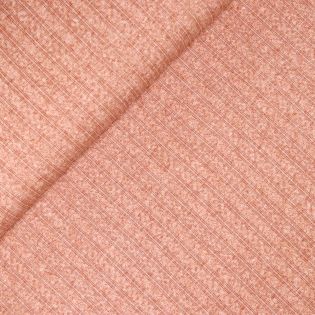 Strickviskose - Zopfmuster - orange