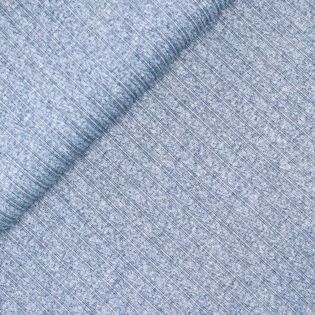 Strickviskose - Zopfmuster - blau