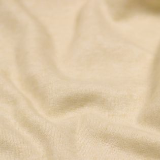 Strickjersey - melange - beige