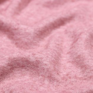 Strickjersey - melange - rosa