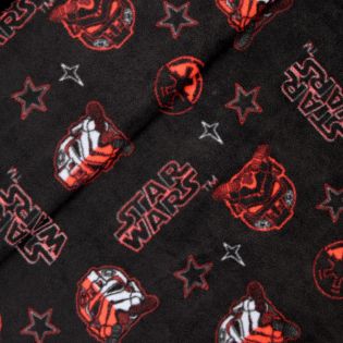 Polarfleece antipilling - Star Wars - schwarz