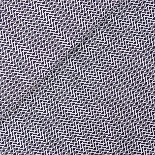 Viskose - Popeline - Ketten - blau