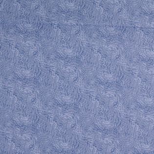 Baumwolle - Blütenwirbel - jeansblau