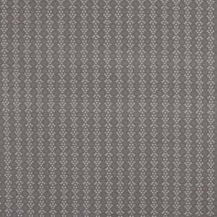 Baumwolle - Kette aus Kreisen - grau-weiss
