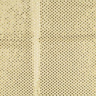 Tüll - Lurex - Punkte - Metallic - gold