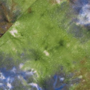 Baumwolle - Popeline - Batik - grüne Wiese - grün