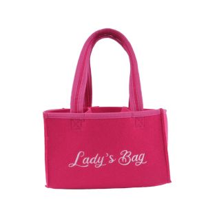 Filztasche, Lady´s Bag, pink, Flaschentasche