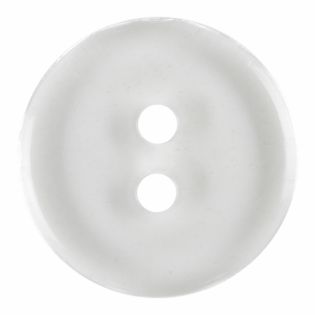 2-Loch-Knopf - 17 mm - transparent