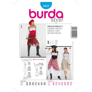 Schnittmuster - burda style - Piratenbraut - 2422