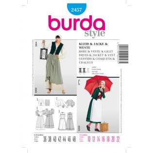 Schnittmuster - burda style - Kleid, Jacke, Weste - 2457