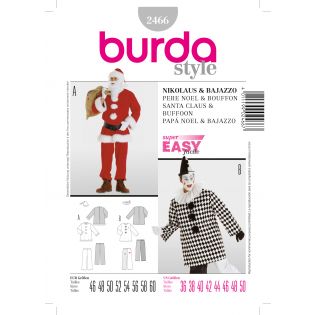 Schnittmuster - burda style - Nikolaus, Bajazzo - 2466