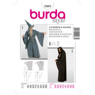 Schnittmuster - burda style - Zauberer, Magier