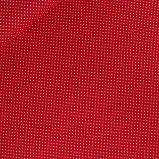 Baumwollte - Punkte - rot