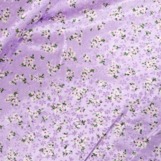 Jacquard - Jersey - Sommerblüte - flieder