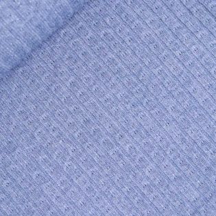 Strickviskose - hellblau - metallic