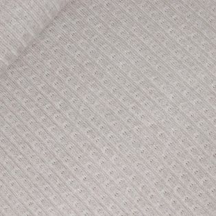 Strickviskose - creme - metallic