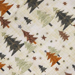 Baumwolle - Weihnachten - Weihnachtswald - natur