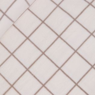 Wellnessfleece - Karo - beige