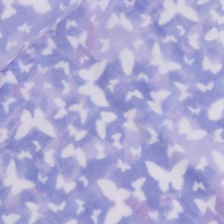 Wellnessfleece - Schmetterlinge - lila