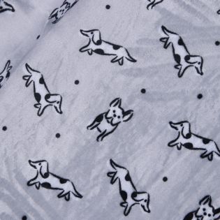 Wellnessfleece - Hunde - grau