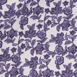 Sweatshirt - Melange - Paisley Blume - anthrazit