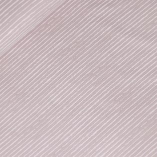 Baumwolljersey - weiße Streifen - beige