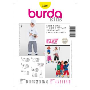 Schnittmuster - burda style - Shirt + Hose - 2506