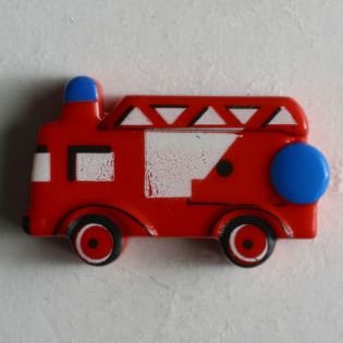 Öse - 23 mm - Kinderknopf - Feuerwehr - rot