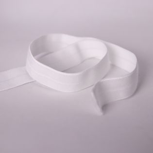 Einfaßband - elastisch - 20 mm - weiß