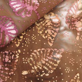 Baumwolle - Batik Popeline - pink