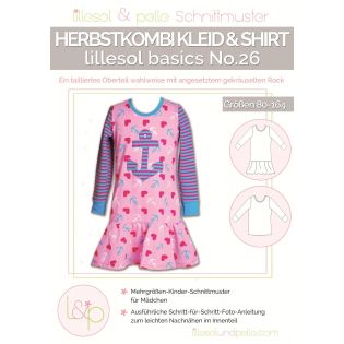 Schnittmuster - Lillesol & Pelle - Basics No. 26 - Herbstkombi Kleid & Shirt