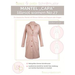 Schnittmuster - Lillesol & Pelle - Lillesol Women No. 27 - Mantel "Capa"